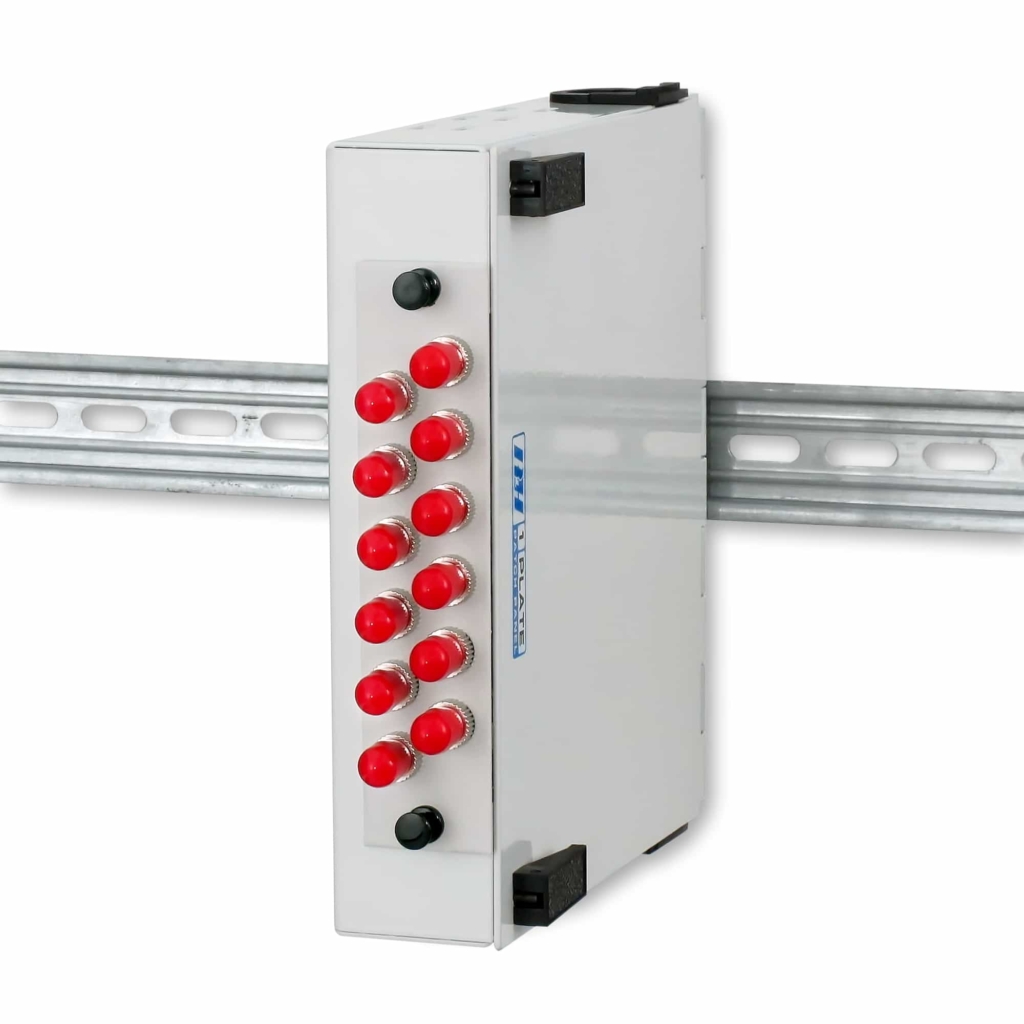 Slimline Fiber Patch Panel - DIN Mount