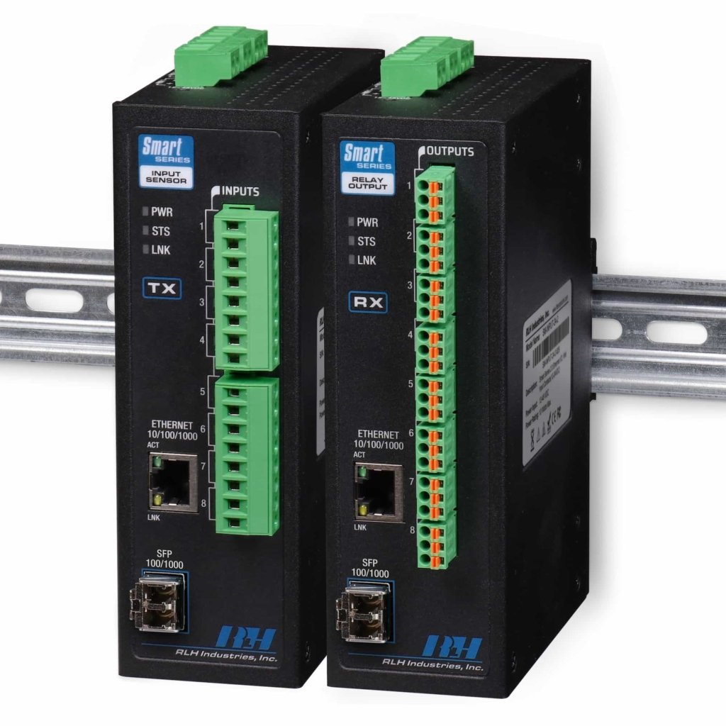 Ethernet I/O - Smart 8 Input/Relay - DIN Mount