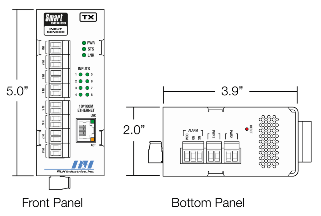 Smart Input Sensor - Dimensions