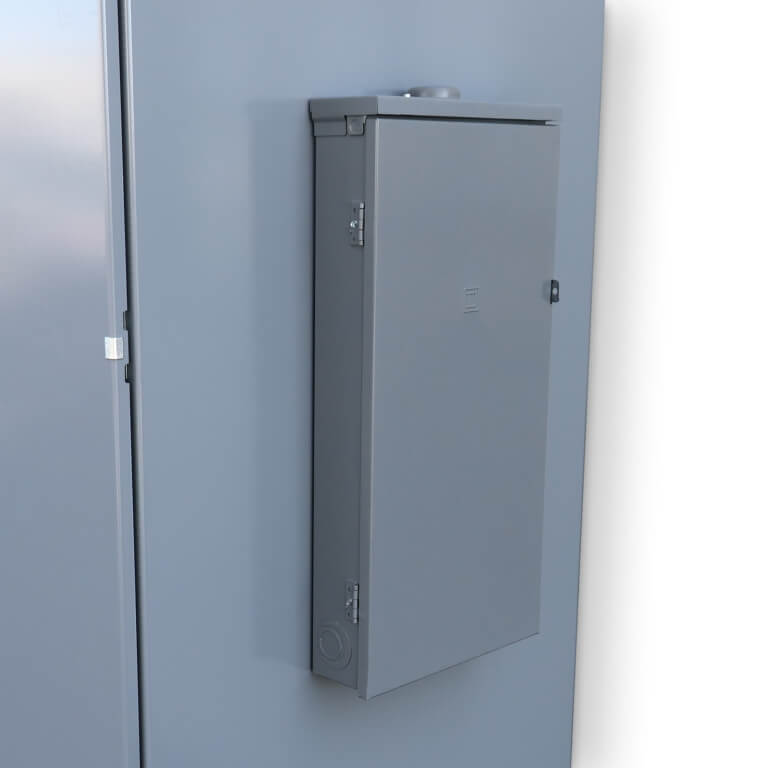 Custom Enclosure - Telecom Equipment Enclosure - Electrical Panel Closed