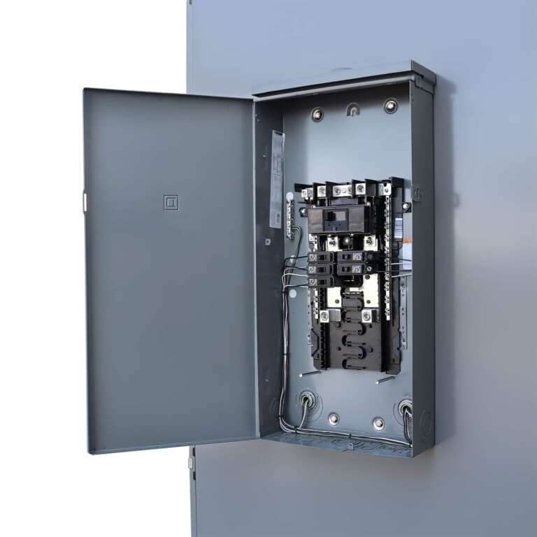 Custom Enclosure - Telecom Equipment Enclosure - Electrical Panel Open